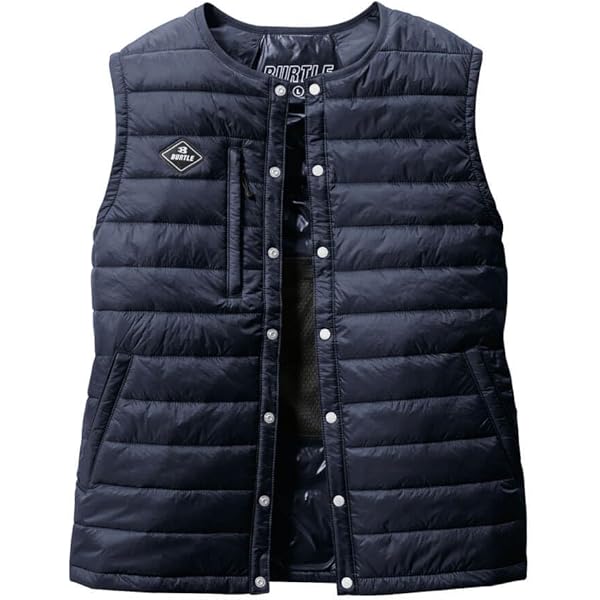 Amazon | [ビッグボーン] 防寒ベスト 雷神服 メンズ 9-ブラック M