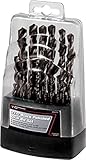 Performance Tool W9019 Drill Set Black Finish Twist, 21-Piece by Performance Tool