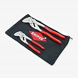 Knipex 9K-00-80-109-US 2 Pc Pliers Wrench Set With Keeper Pouch, 7 & 10 - Plastic Grip by Knipex
