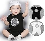 ベビー赤ちゃん　新生児連体服 カバーオール ( 80-90-90-95cm)各サイズ一枚ずつ　　　ブラック 【4点】