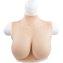 Amazon | SILI FEELER シリコンバスト 無乳頭 人工乳房 女装バスト