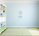 Design with Vinyl Moti 2712 1 Decal Wall Sticker : Start Each Day With A Grateful Heart Quote Text L