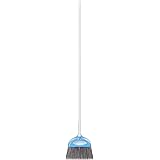 Amazonベーシック ほうき・ちり取りセット ブルー&ホワイト 43.5×30.5×5.5cm