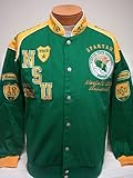 4 x l – Norfolk State University NSU Hornets Heavyweight RacingスタイルスナップUpジャケット。