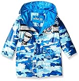 Wippette Baby Boys ' Camo with Chopper Rainwear カラー: ブルー