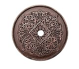 Carpe Diem Hardware Carpe Diem 307-22 Millennium Large round escutcheon Oil Rubbed Bronze Oil Rubbed
