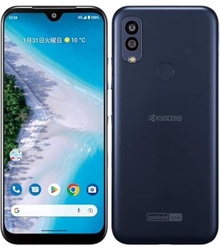 Amazon | Kyocera(京セラ) Simフリー Android One S6 ブラック ワイ