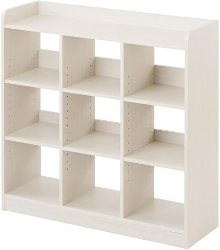 Amazon｜ワイエムワールド 本棚 ディスプレイラック スリム 幅90 奥行