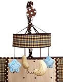 Baby Sam Mad About Plaid in Mobile Bedding Accessory, Blue by My Baby Sam [並行輸入品]