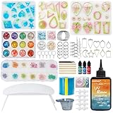 UNOKKI レジン セット, UVスターターキット セット 必要な道具やパーツが揃ってる れじん (レジン セット初心者)