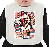 Usa Propaganda Poster ネクタイを有する有機ビブ Medium