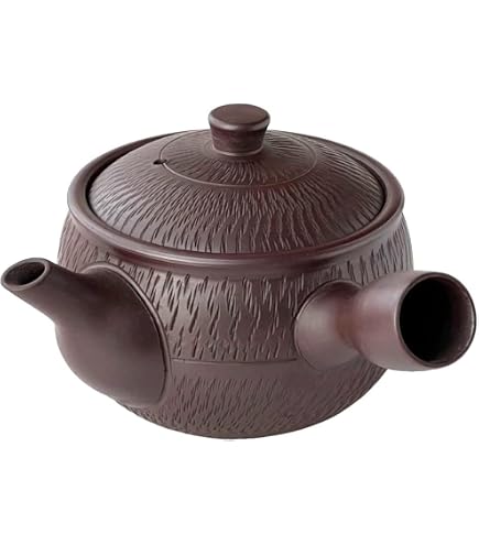 Amazon | 風景ドットコム 四日市 萬古焼 急須 e228 カップアミ 紫泥