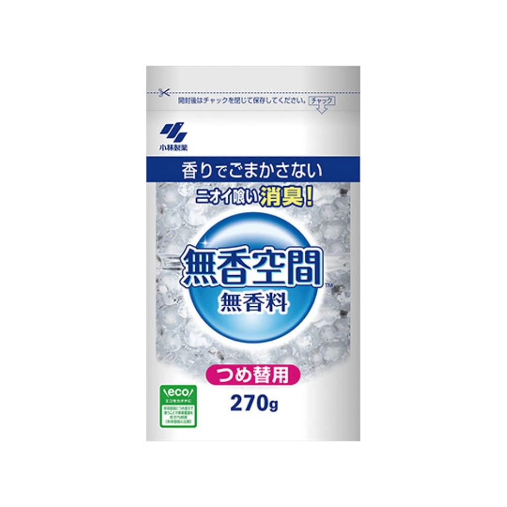 【45%OFF】【198円】 小林製薬 無香空間 置き型 消臭剤 無香料 詰替え 270g