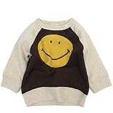 DENIM DUNGAREE ウラケSMILE　BABY　TEE 7BR茶 BS(80)