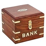 セットof 24 – Indian Coin Bank Money保存ボックス – Banks子供&大人 – ハワイアン木製貯金箱