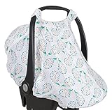 ベベオレ　ベビーシートカバー　Peacocks ピーコック（スワドルコットン）