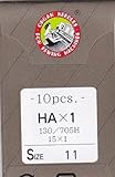 オルガンミシン針 No11 家庭用 HA 1袋 10本入