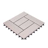 人工木　ウッドパネル　タイプC　27枚セット　ダークブラウン