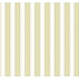 York Wallcoverings sa9163 Ashfordストライプシルクストライプ壁紙、グリーン/ホワイト