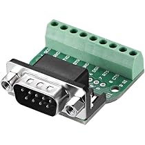 Amazon.co.jp: uxcell D-sub DB9 ブレークアウトボードコネクタ 9ピン