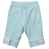 《初夏盛夏対応》(日本製) Pample Mousse(パンプルムース) 杢天竺裾切替五分丈パンツ 80cm /SA NO.DP-72307