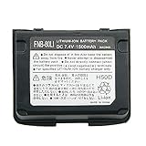 Yaesu Vertex VX-7R VX-6R VX-5Rラジオ用7.4V 1500mAhトランシーバーバッテリーFNB-80Li FNB-58Li交換用バッテリー