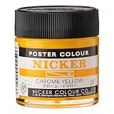 ニッカー ポスターカラー 40ml 26 クロームイエロー