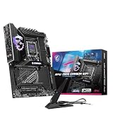 MSI MPG Z890 カーボン WiFi ゲーミングマザーボード (Core Ultra Series 2 Intelプロセッサ、LGA 1851、DDR5、PCIe 5.0、M.2、SATA、5Gbps LAN、USB Type-C、Wi-Fi 7、Bluetooth 5.4、Thunderbolt 4、ATXに対応)。