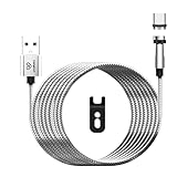 【for Type-C 対応】pitaRaku 超楽ピタッ スマホ充電ケーブル Type-C (シルバー 2m)