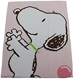 西川 リビング スヌーピー 裏 ガーゼケット シャボンスヌーピー柄 ピンク