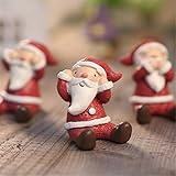(ステキ　ライフ）Suteki Life マイクロ景観置物 ガーデン装飾品 可愛い 飾り小物 雑貨 クリスマスデコレーション マイクロの庭の装飾 テラリウム置物 風景DIY 3個セット (サンタクロー