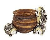 ガーデン オブジェ・置物 （ハリネズミ・POT） EDC-0740