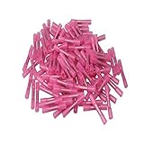 110pcs Insulated Heat Shrink Butt Wire Electrical Crimp Terminal Connector 18-22AWG Red Ted Lele (Re