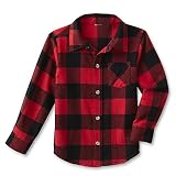 (ワンダーキッズ)WonderKids Infant & Toddler Boy's Flannel Shirt - Plaid幼児&幼児ボーイのフランネルシャツ - チェック柄 (並行輸入品) la