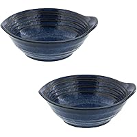テーブルウェアイースト 和食器 とんすい お鍋の取り鉢 小鉢 ボウル 取り皿 (窯変紺) 2個セット