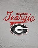 University of Georgia Bulldogs NCAA Sweatshirt Throwブランケット、グレー