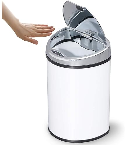 Amazon｜コストコ ECO センサー ゴミ箱 47L｜フタ付きゴミ箱