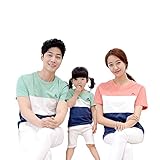 トリニティー ラウンドティーシャツ 家族お揃い 親子ペアルック (Women S, Orange)