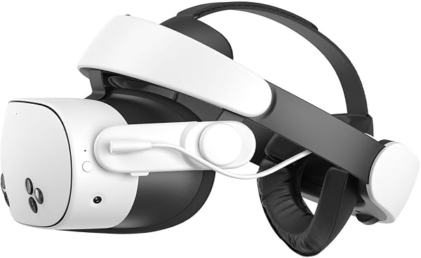 KIWI design H4 Boost Quest 3/3S用 ヘッドストラップ Meta認証済み バッテリー ストラップ メタクエスト3用 ストラップ 顔の圧迫感ゼロ 前後換気デザイン 高速充電 重量バランスよく PUソフトクッション meta quest 3/3sに対応 クエスト3 / 3S用 VRハードウェア アクセサリ (バッテリー付き) - 1