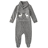 ポロ ラルフ ローレン ロンパース 長袖 足付きカバーオール ギフト 出産祝い 男の子 女の子 Polo Ralph Lauren　【320632298001】　（サイズ：6m、カラー：Pepper 