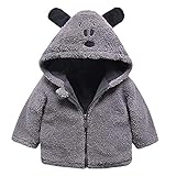 Mimoonkaka 子供服　赤ちゃん　幼児　少年　秋冬　フード付き　コート　クロークジャケット　厚手　暖かい　服　通学　お出かけ　冬服