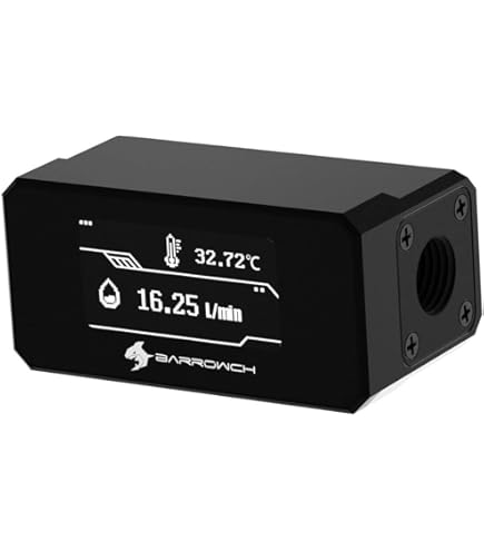 Amazon.co.jp: Aquacomputer Flow sensor 'high flow' G1/4 for