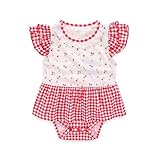 TopCotton ベビー服 女の子 夏 子供服 ロンパース フリル 80cm