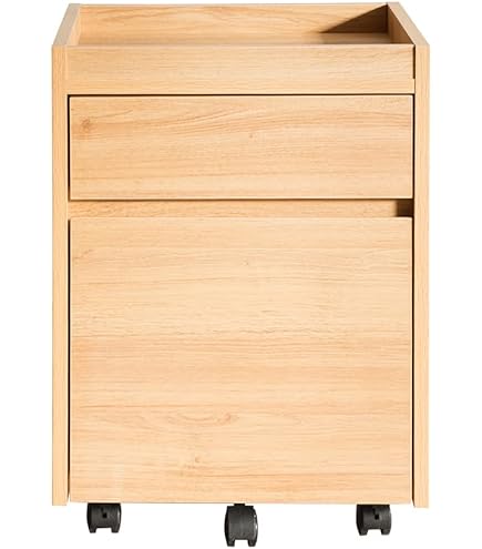 Amazon｜弘益 ヘント サイドチェスト ブラウン HENT-SC40 約50×40×30cm