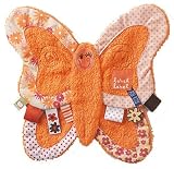 Vital Innovations LL0812L Terry Comfort Blanket Label-Label Butterfly Orange by Vital Innovations