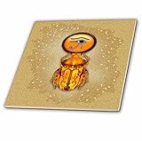 3dRose ct_11675_1 A Scarab Inspired by the Artworks and Beliefs of the Ancient Egyptians and the Jew