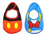 ディズニー ベビービブ[スタイ] コスチューム ２種セット（ミッキー・ドナルド） 男の子 よだれかけ