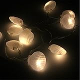 Infabe クリスマス　貝殻形の装飾LEDライト LED パイナップル オーナメント LEDストリングライト 飾りスター クリスマス飾り　ハロウィン飾り 電池 ホームパーティー 雰囲気作り　電飾