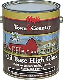 YENKIN MAJESTIC PAINT 8-0036-1 Black Gloss Barn Home Roof & Fence Oil Base Paint [並行輸入品]