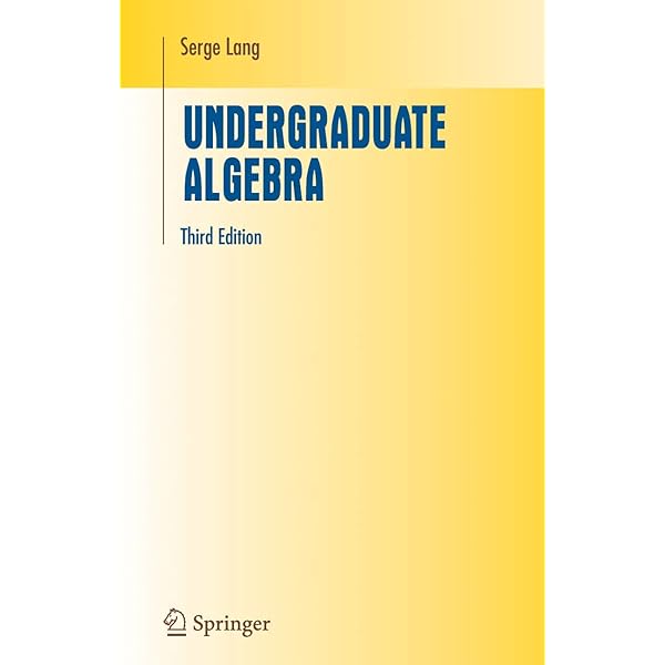 Linear Algebra - Lang, Serge | 9780387964126 | Amazon.com.au